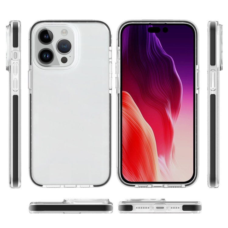  iPhone 15 Pro Skal Hybrid Dual-Color Svart
