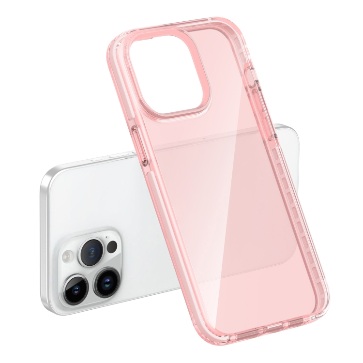  iPhone 15 Pro Skal Hybrid Dual-Color Rosa