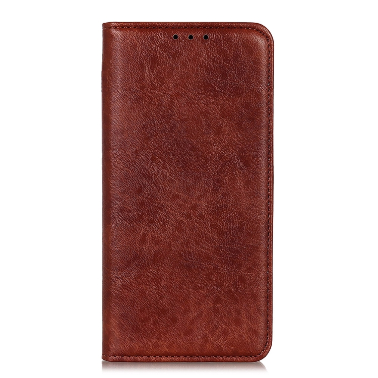  iPhone 15 Pro Fodral Flip Crazy Horse Brun