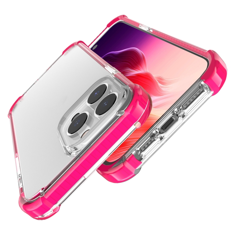  iPhone 15 Pro Skal Shockproof Akryl/TPU Rosa