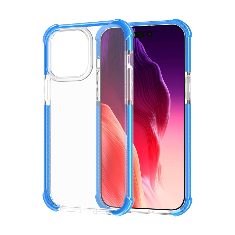  iPhone 15 Pro Skal Shockproof Akryl/TPU Blå