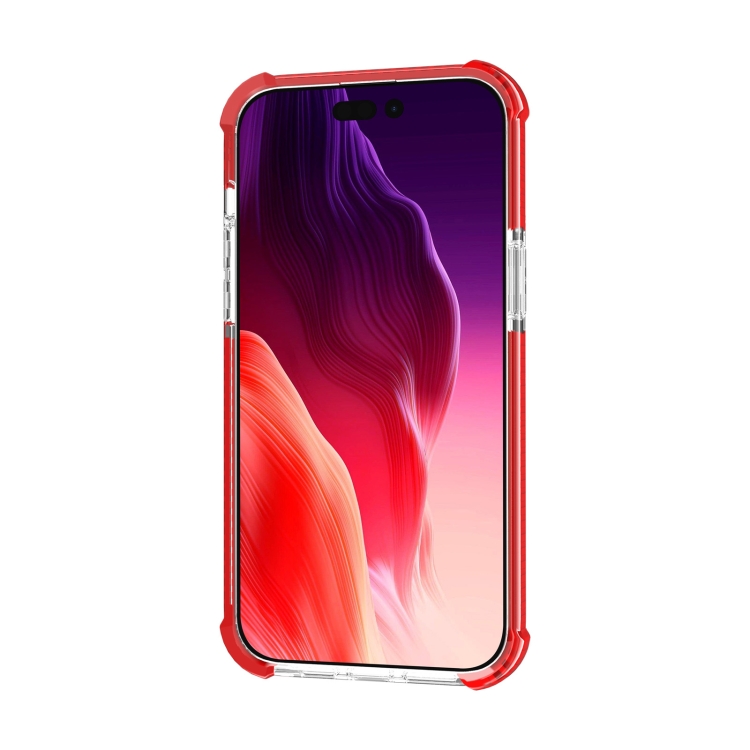  iPhone 15 Pro Skal Shockproof Akryl/TPU Röd