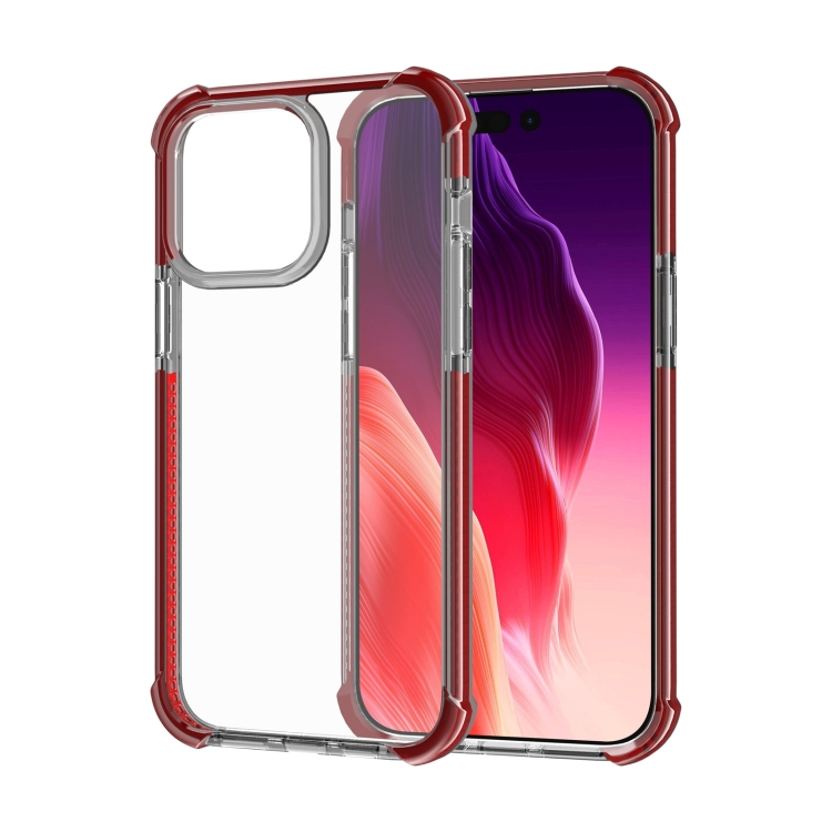  iPhone 15 Pro Skal Shockproof Akryl/TPU Brun