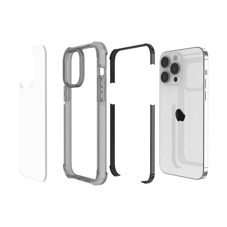  iPhone 15 Pro Skal Shockproof Akryl/TPU Svart