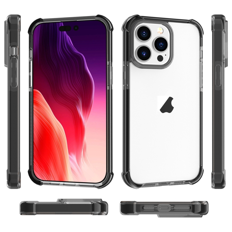  iPhone 15 Pro Skal Shockproof Akryl/TPU Svart