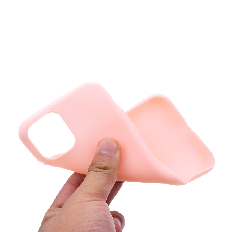  iPhone 15 Pro Skal Frostad TPU Ljus Rosa