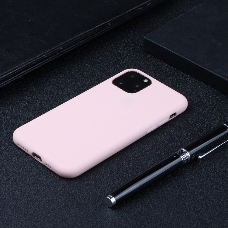  iPhone 15 Pro Skal Frostad TPU Ljus Rosa