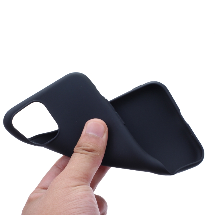  iPhone 15 Pro Skal Frostad TPU Svart