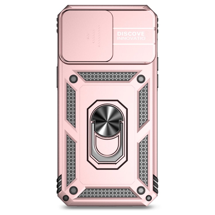  iPhone 15 Pro Skal CamShield Armor Ring Roséguld