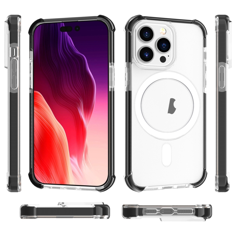  iPhone 15 Pro Skal Shockproof MagSafe Hybrid Svart