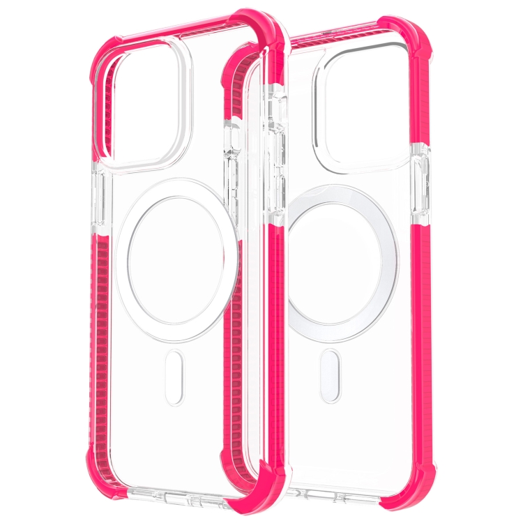  iPhone 15 Pro Skal Shockproof MagSafe Hybrid Rosa