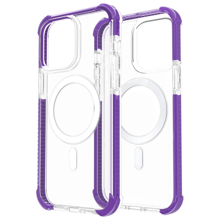  iPhone 15 Pro Skal Shockproof MagSafe Hybrid Lila