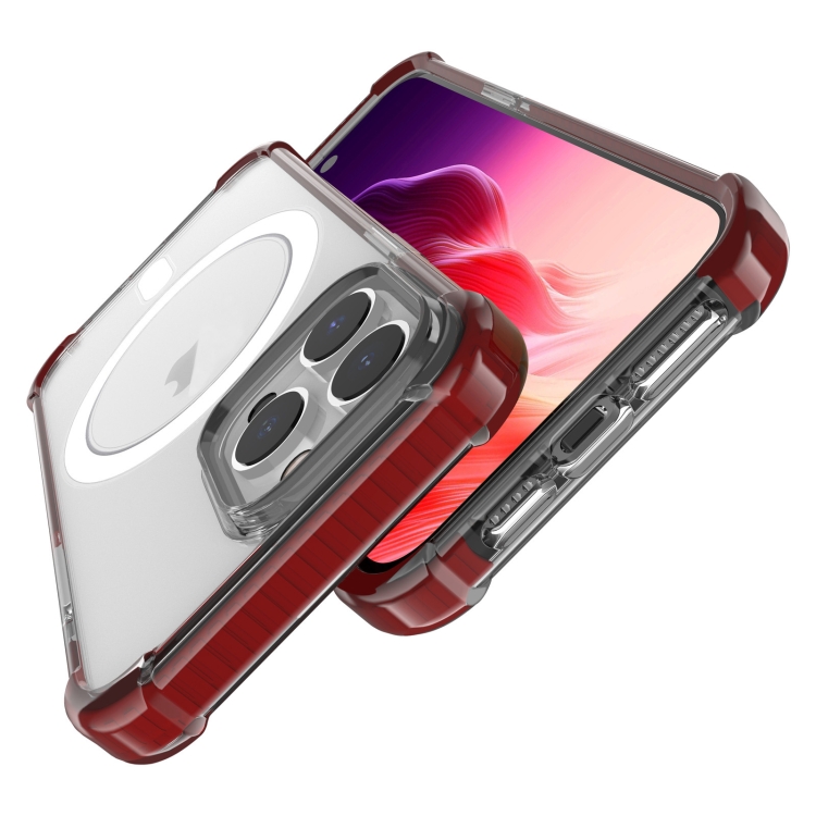  iPhone 15 Pro Skal Shockproof MagSafe Hybrid Brun