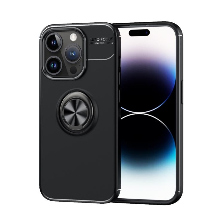  iPhone 15 Pro Skal Ring Svart