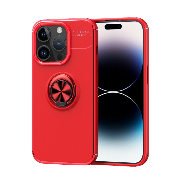  iPhone 15 Pro Skal Ring Röd