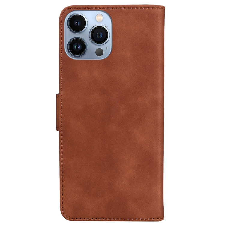  iPhone 15 Pro Fodral Skin Touch Brun