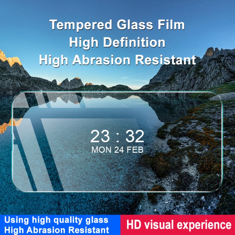 IMAK IMAK iPhone 15 Pro Skärmskydd Härdat Glas