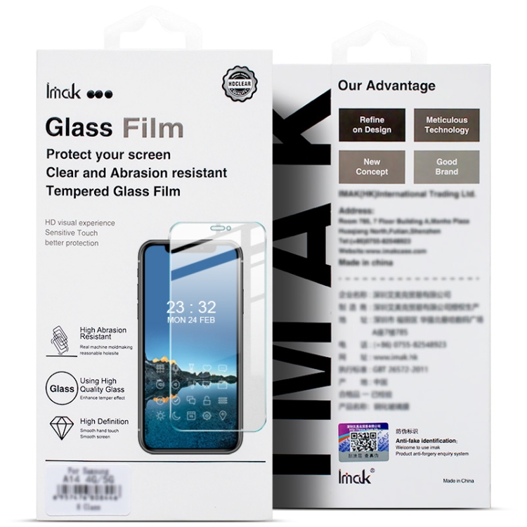 IMAK IMAK iPhone 15 Pro Skärmskydd Härdat Glas