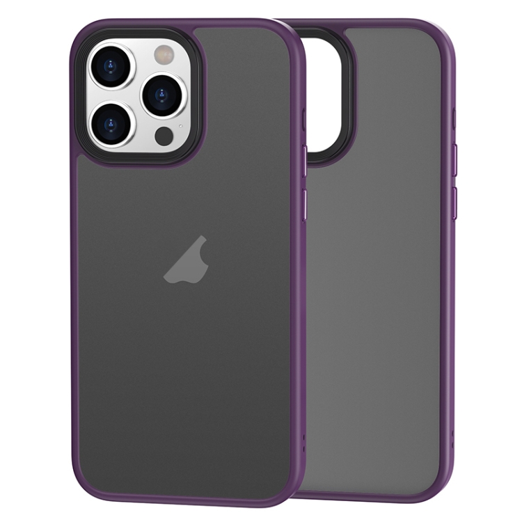  iPhone 15 Pro Skal Premium Hybrid Shield Lila