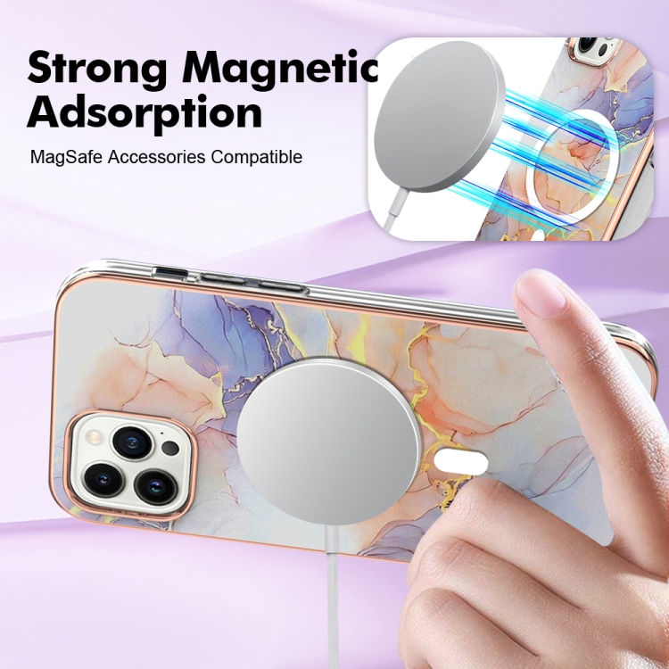  iPhone 15 Pro Skal MagSafe Marmor