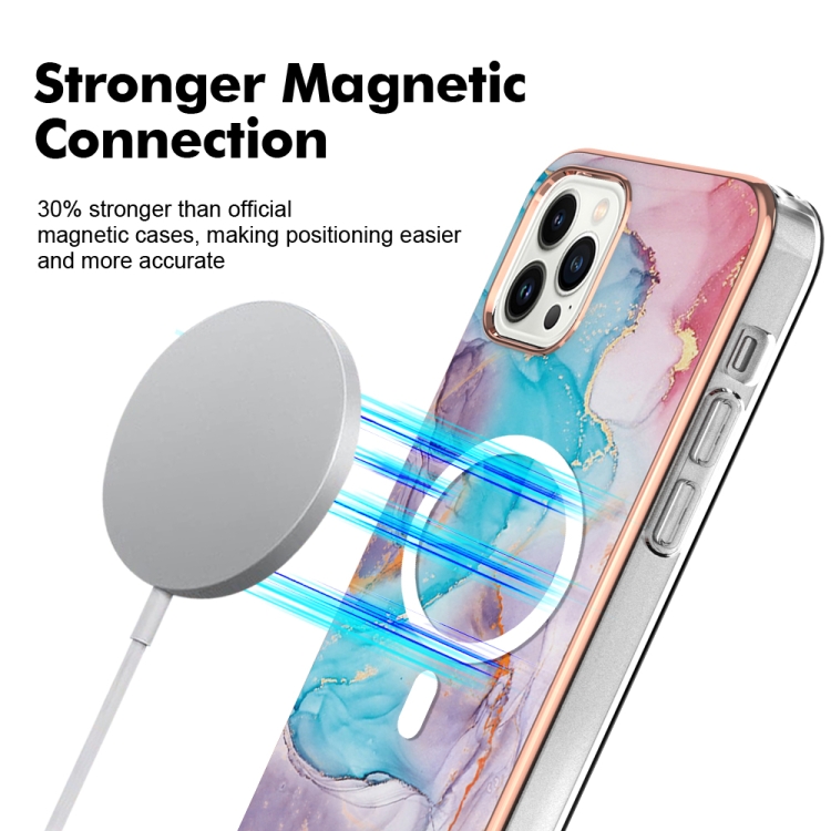  iPhone 15 Pro Skal MagSafe Marmor