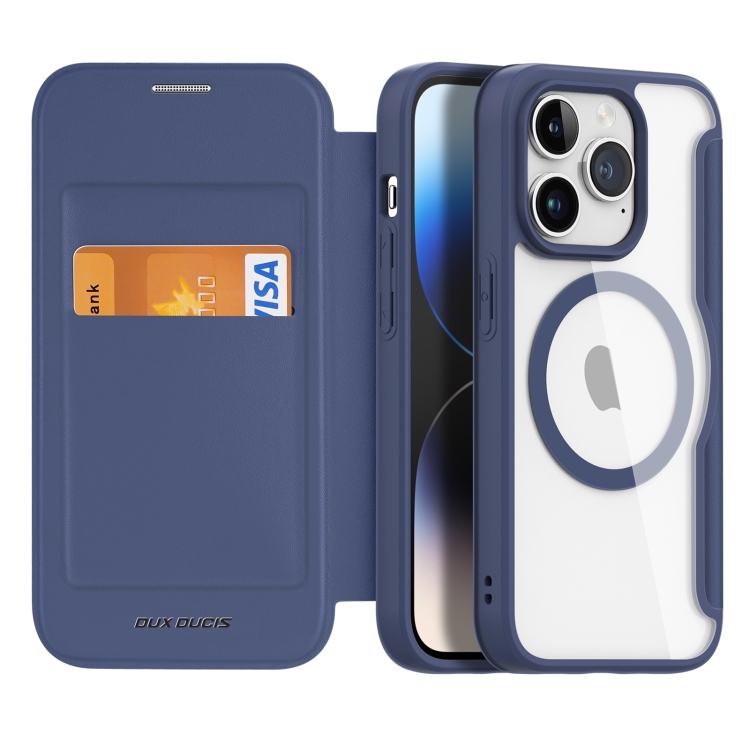 DUX DUCIS DUX DUCIS iPhone 15 Pro Fodral MagSafe Skin X Pro Blå