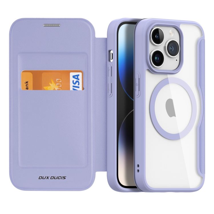 DUX DUCIS DUX DUCIS iPhone 15 Pro Fodral MagSafe Skin X Pro Lila