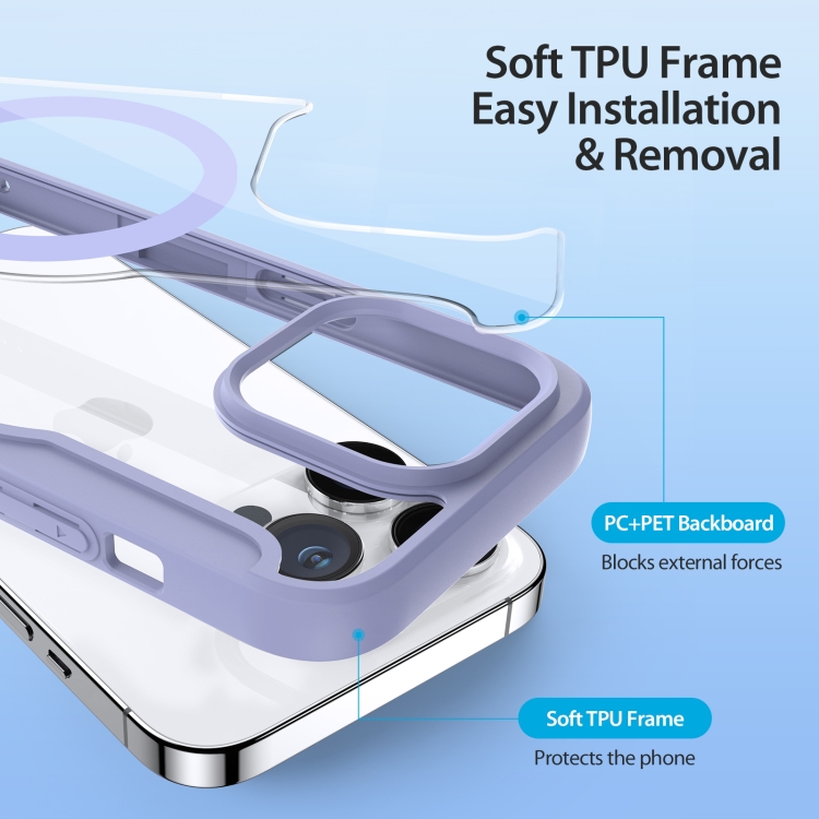 DUX DUCIS DUX DUCIS iPhone 15 Pro Fodral MagSafe Skin X Pro Lila