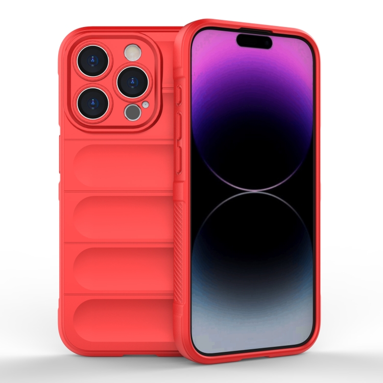  iPhone 15 Pro Skal Magic Shield Röd