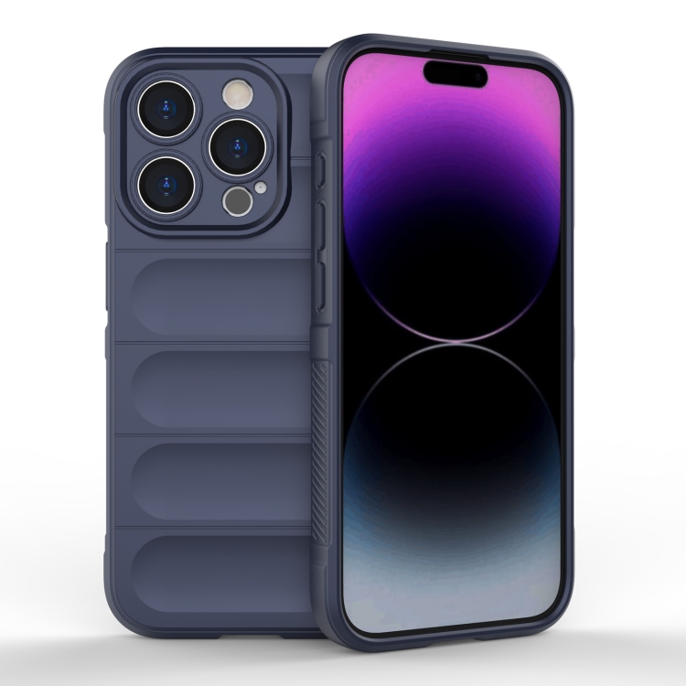  iPhone 15 Pro Skal Magic Shield Mörk Blå