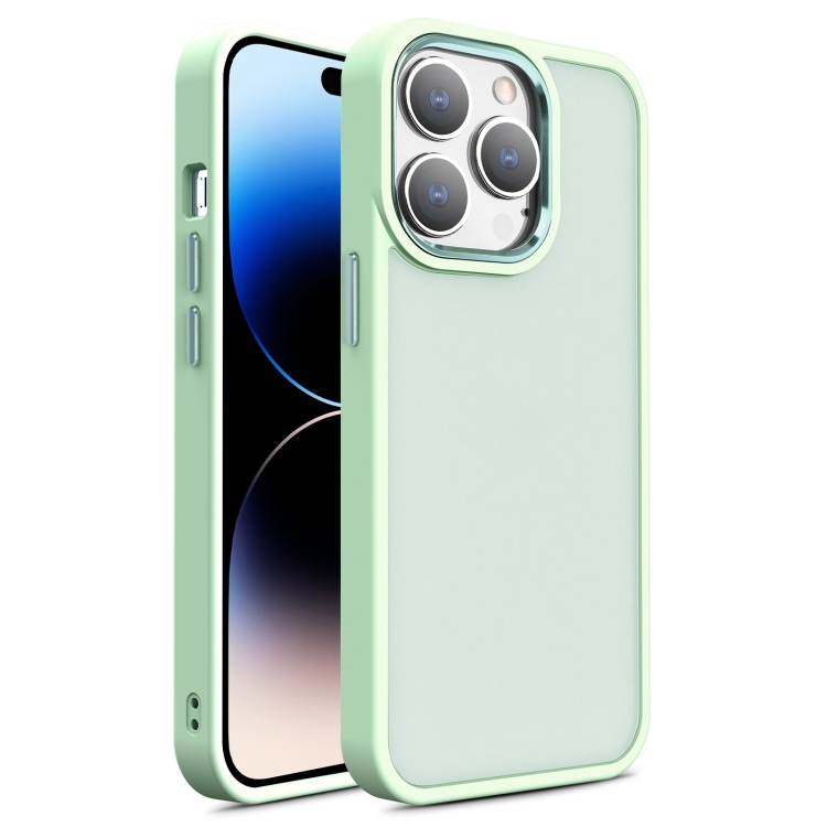  iPhone 15 Pro Skal Classic Hybrid Matt Matcha Green