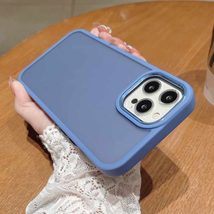  iPhone 15 Pro Skal Classic Hybrid Matt Blå