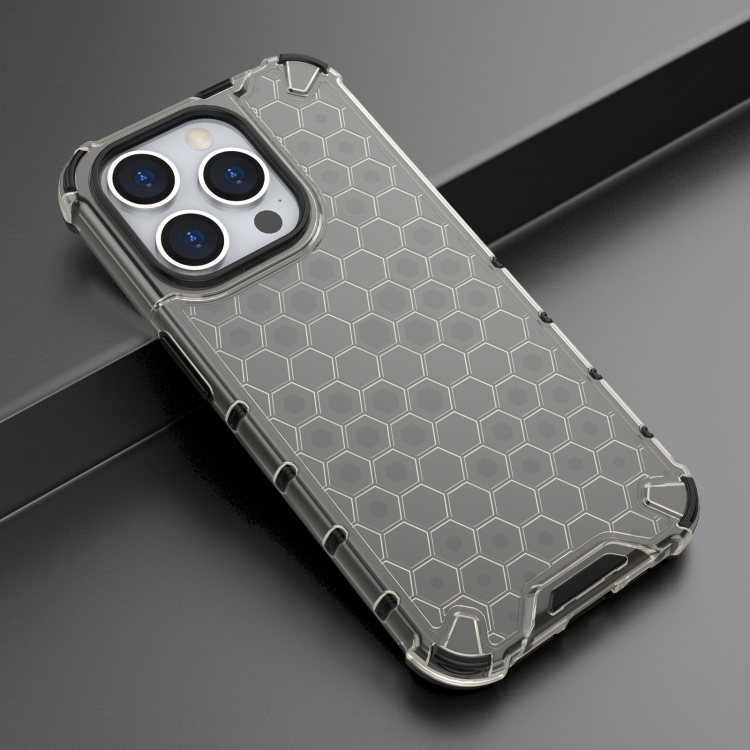  iPhone 15 Pro Skal Shockproof Honeycomb Svart