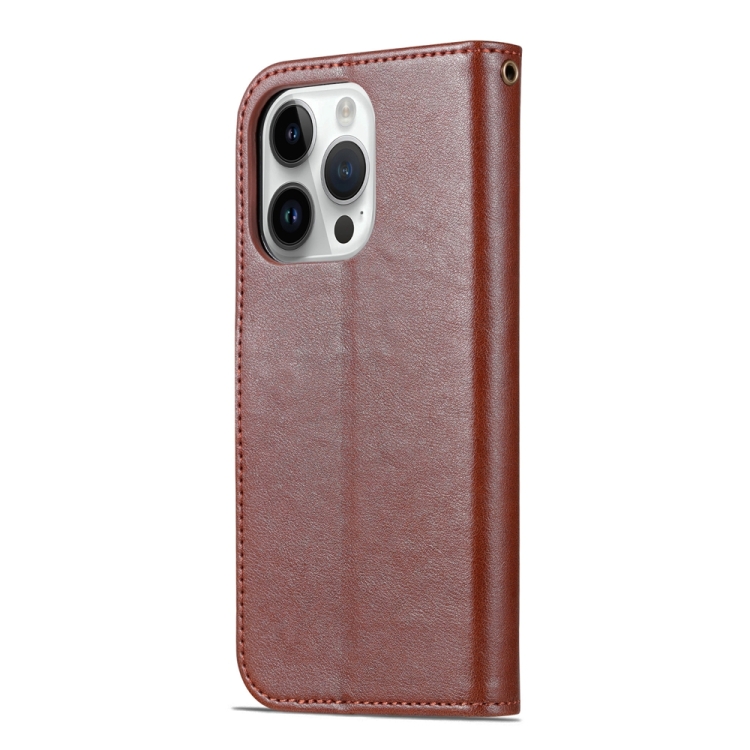 AZNS AZNS iPhone 15 Pro Fodral Läder Brun