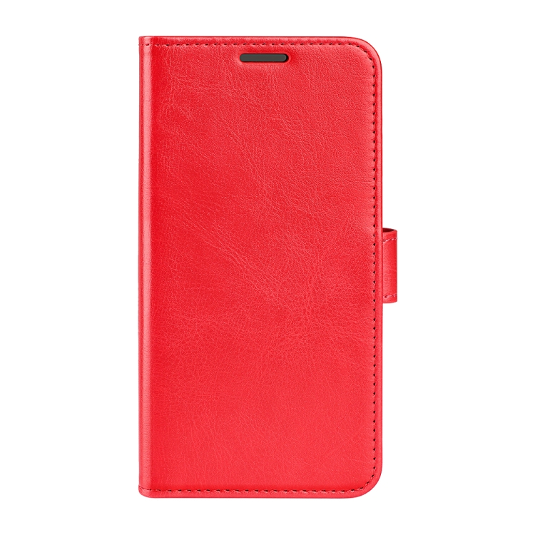  iPhone 15 Pro Plånboksfodral Läder Röd