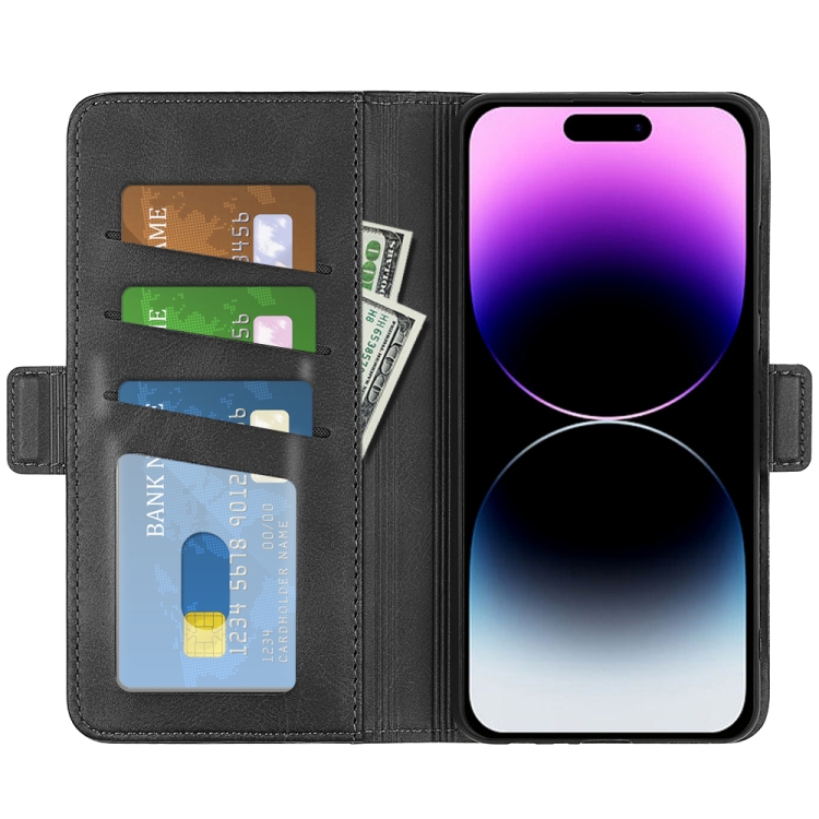  iPhone 15 Pro Fodral Med Magnetisk Stängning Svart