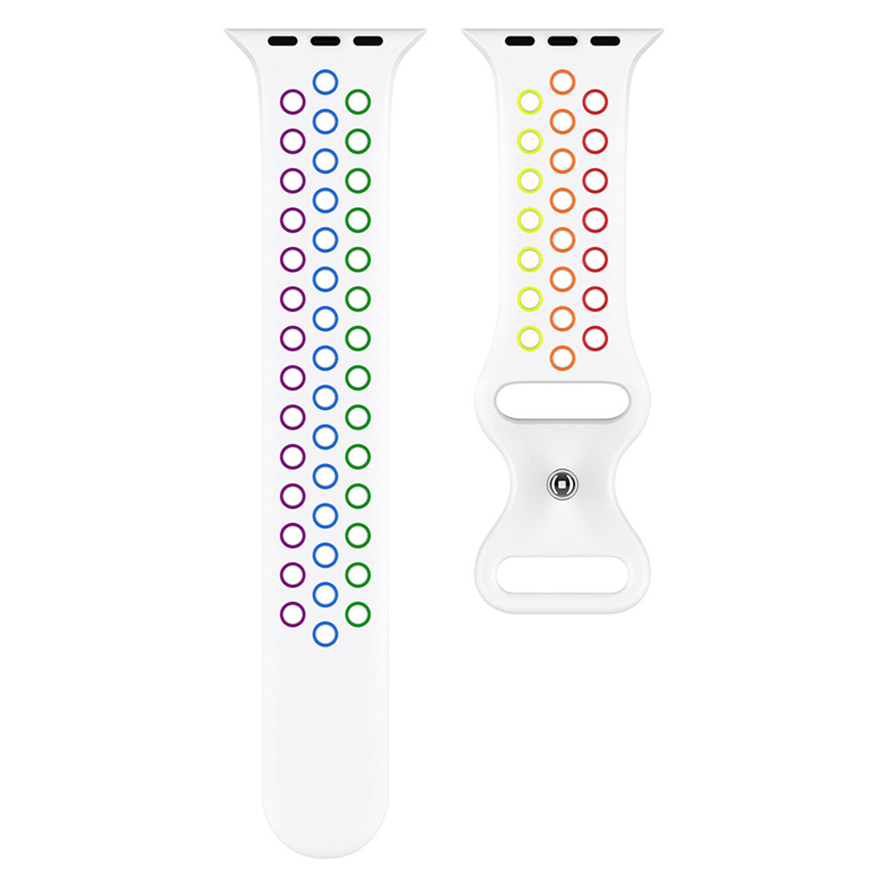 ColorPop Sportarmband Dual-Color Apple Watch 42/41/40/38 mm (M/L) Pride