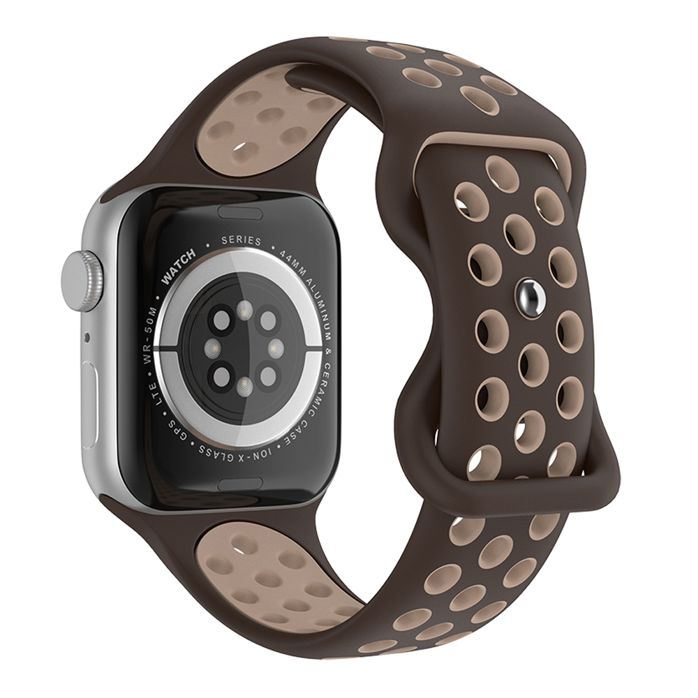 ColorPop Sportarmband Dual-Color Apple Watch 42/41/40/38 mm (S/M) Brun