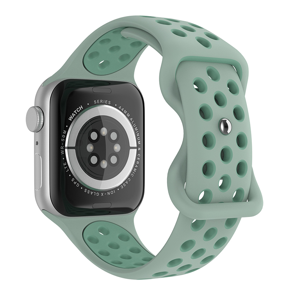 ColorPop Sportarmband Dual-Color Apple Watch 42/41/40/38 mm (S/M) Grön