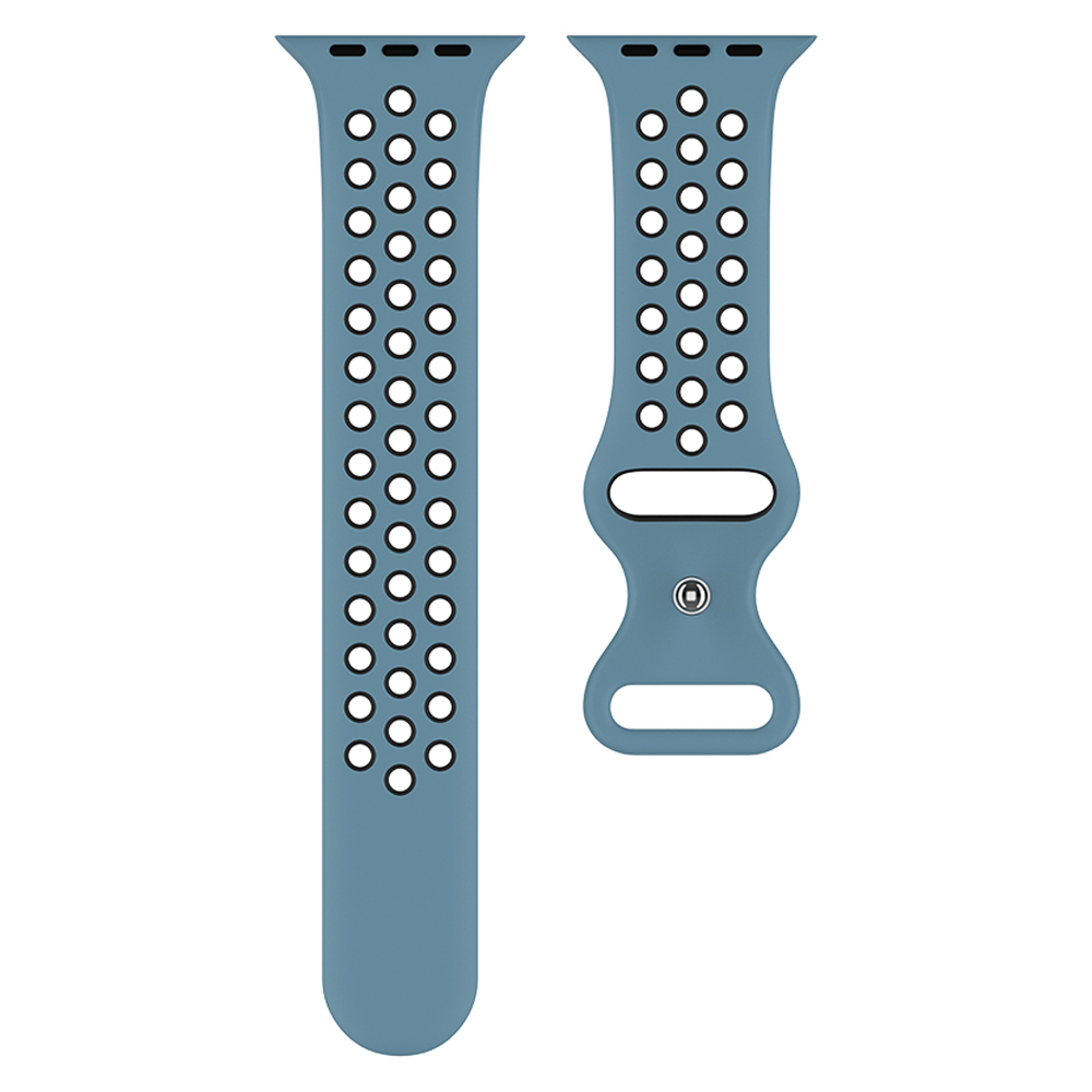 ColorPop Sportarmband Dual-Color Apple Watch 42/44/45/46/49 mm (S/M) Blå/Svart