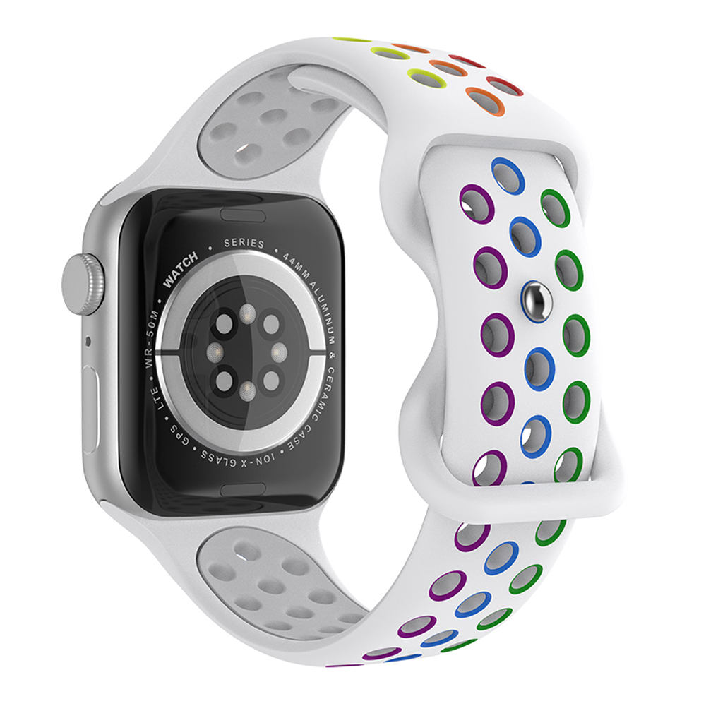 ColorPop Sportarmband Dual-Color Apple Watch 42/44/45/46/49 mm (S/M) Pride