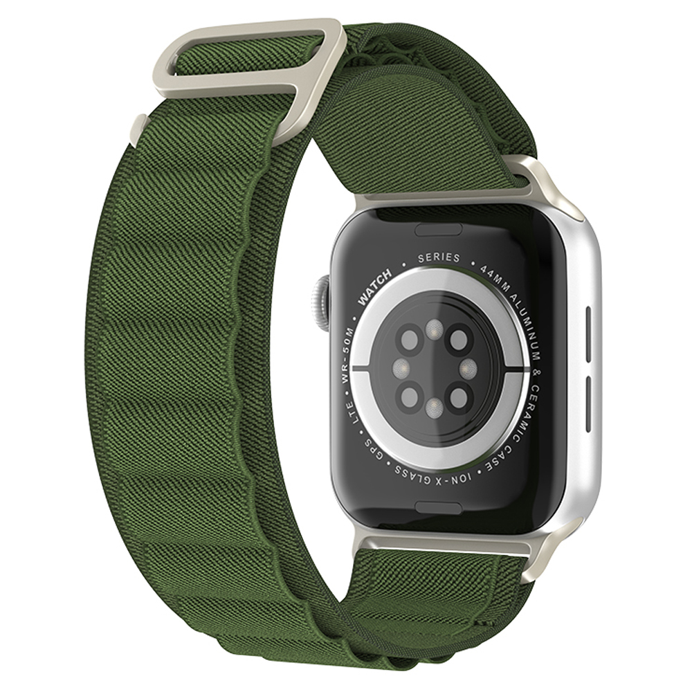 ColorPop Apple Watch 38/40/41/42 mm Armband Alpine Pro Loop Militär Grön