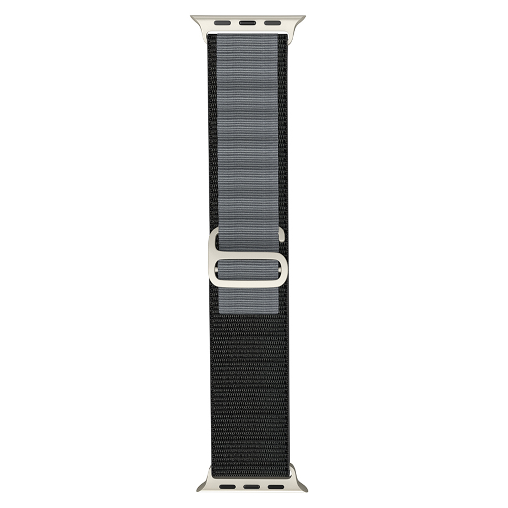 ColorPop Apple Watch 42/44/45/46/49 mm Armband Alpine Pro Loop Svart/Grå