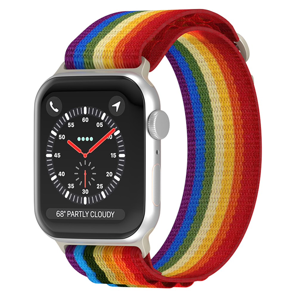 ColorPop Apple Watch 38/40/41/42 mm Armband Alpine Pro Loop Rainbow