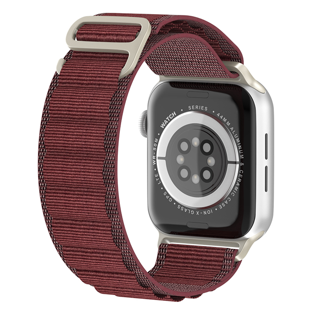 ColorPop Apple Watch 42/44/45/46/49 mm Armband Alpine Pro Loop Burgundy