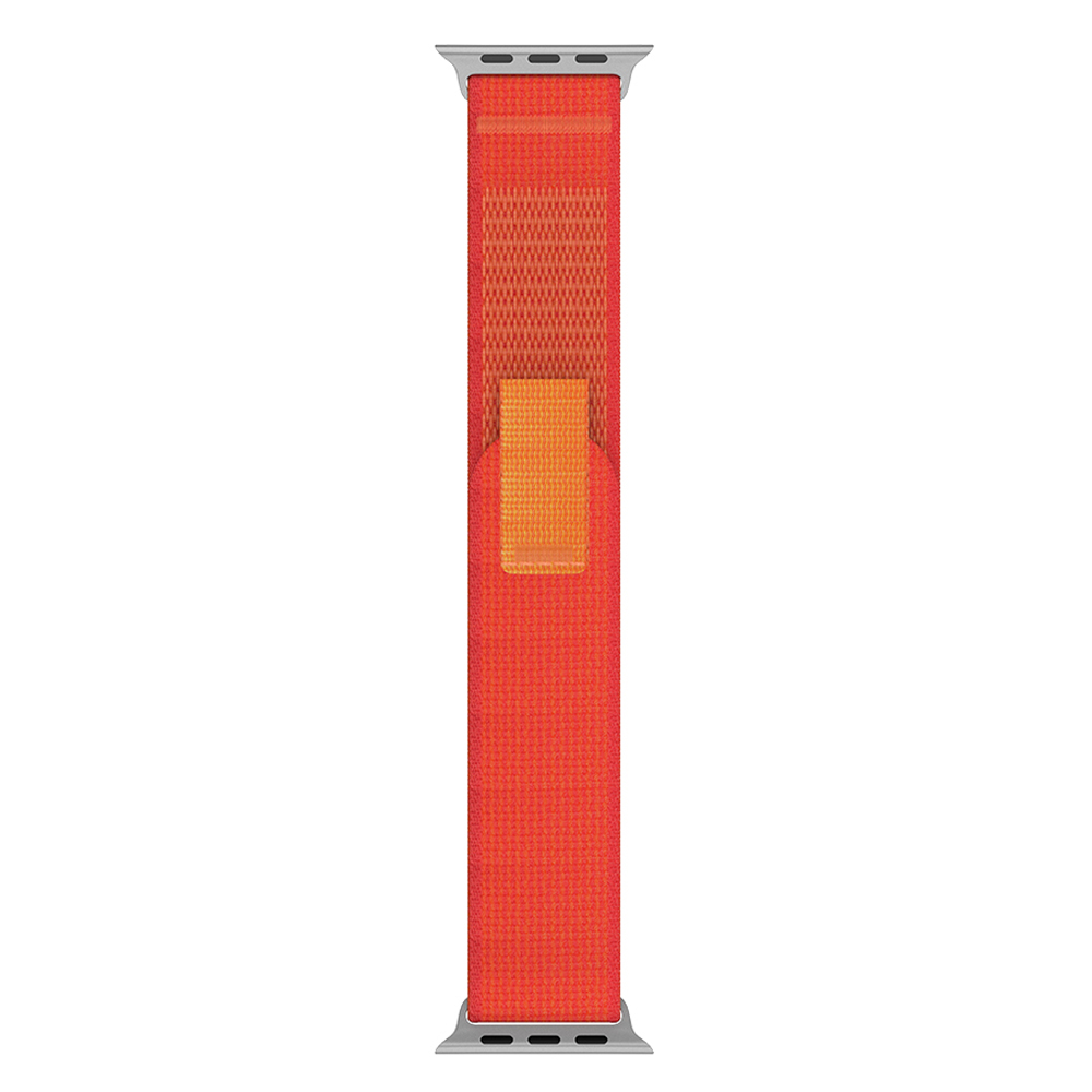 ColorPop Apple Watch 38/40/41/42 mm Armband Nylon Trail Loop Orangeröd