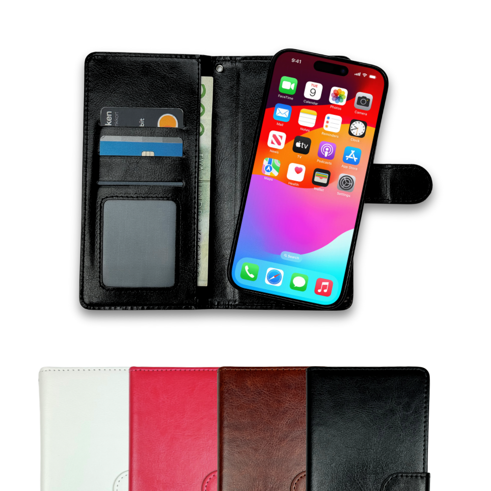 MyCase iPhone 16 Plus Fodral / Magnet Skal 2in1 - Välj Färg!