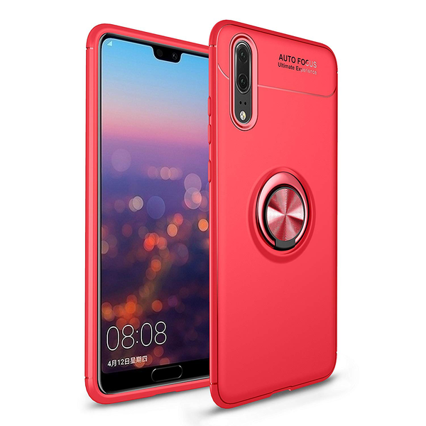  Huawei P20 - Ring Skal - Röd