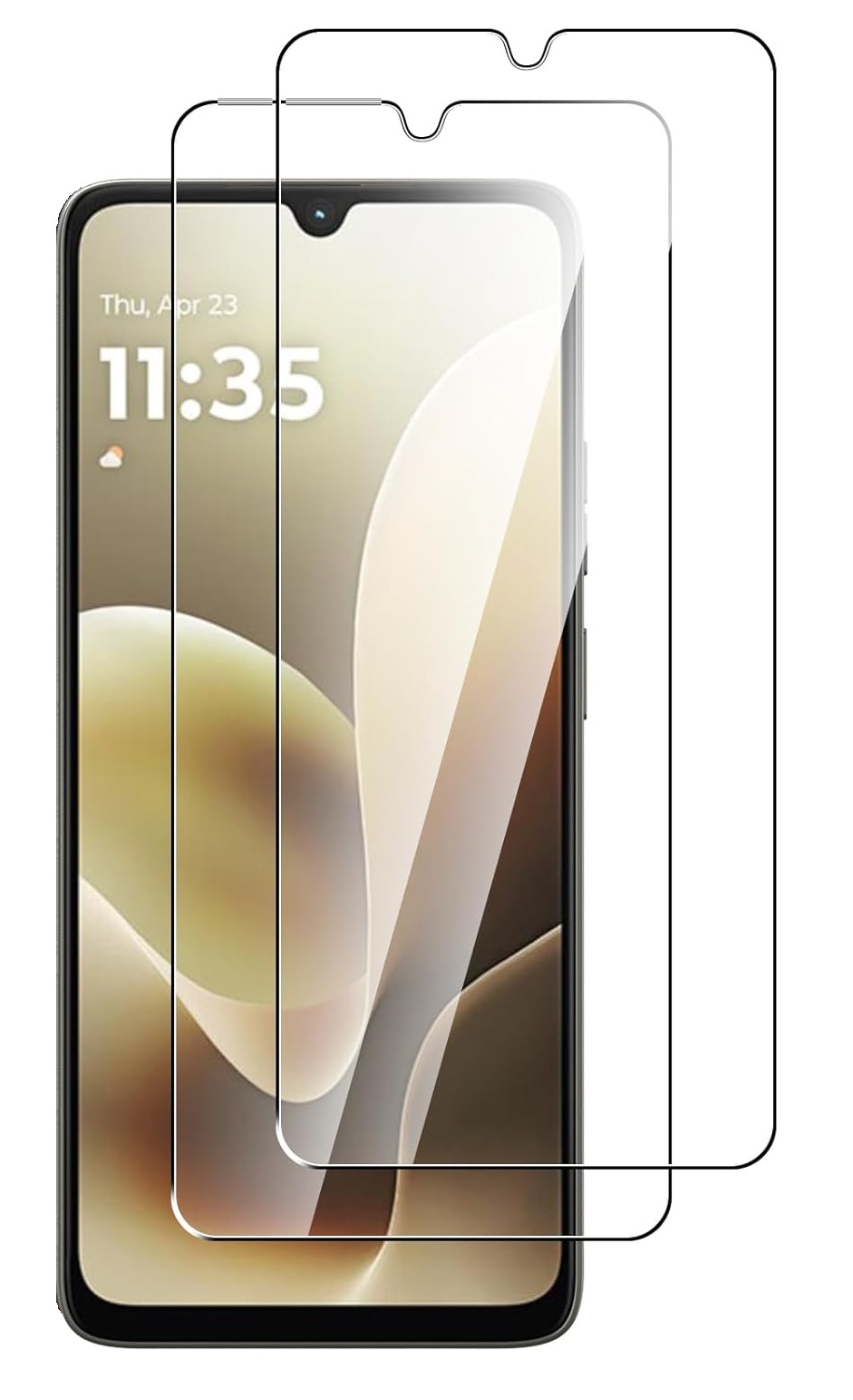  2-Pack Motorola Moto G06 Skärmskydd i Härdat Glas