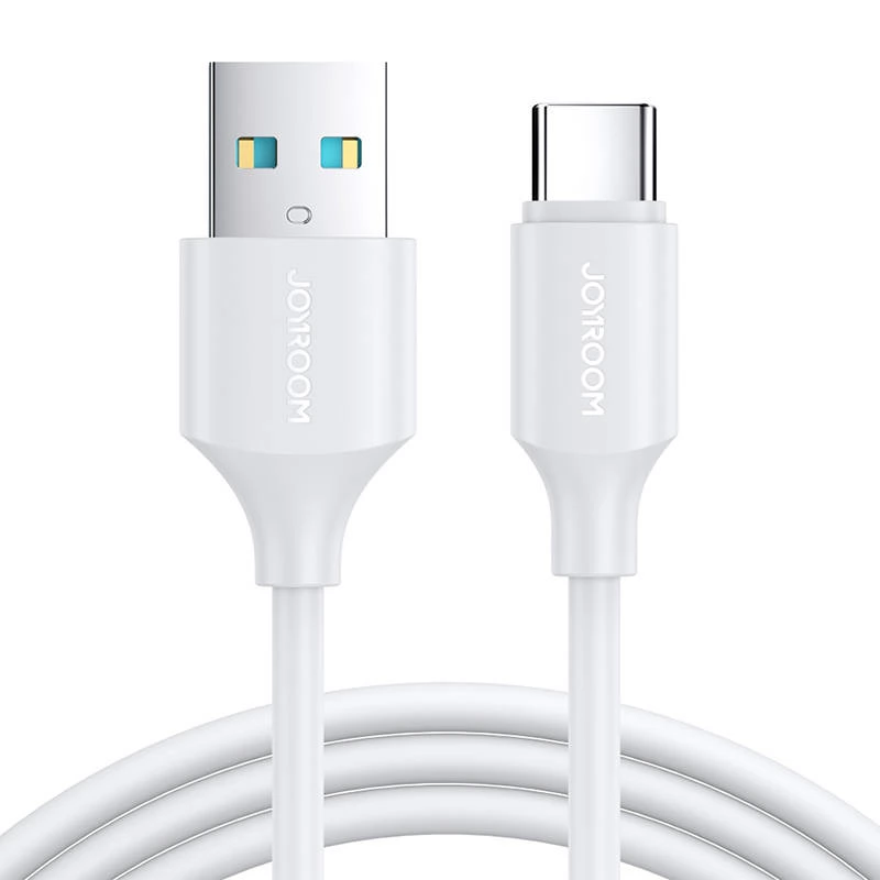 JOYROOM Joyroom 25 cm 3A USB-C Laddningskabel Vit